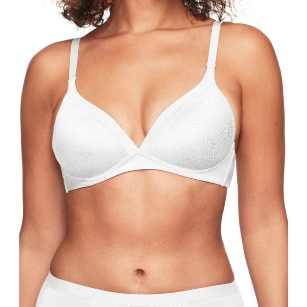 Warner's Elegant White Bra